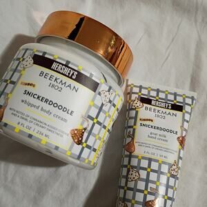 Beekman 1802 SNICKERDOODLE Whipped Body Cream 8oz Goat Milk Hand Cream 2oz